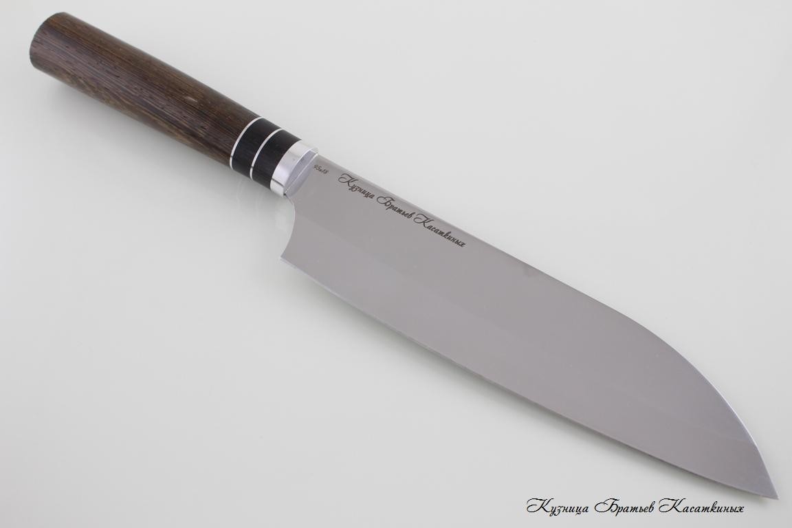 Набор кухонных ножей "Samurai" сталь 95х18. Рукоять дерево Венге.
